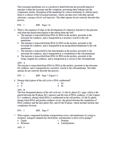 McCance & Huether's Pathophysiology 9th Edition Test Bank