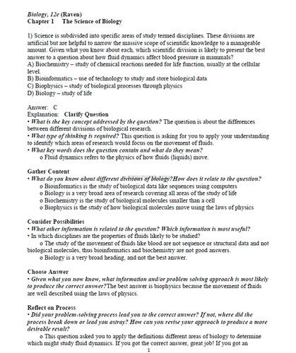 Biology 12th Edition Raven TEST BANK