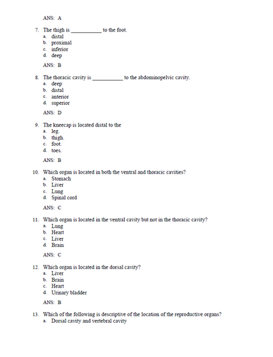 The Human Body in Health and Illness 8th Edition Test Bank