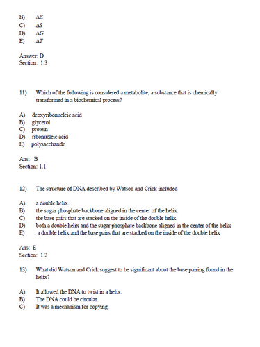 Biochemistry 8th Edition Stryer Lubert TEST BANK
