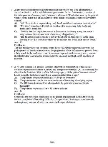 Porth’s Pathophysiology Concepts of Altered Health 10th Edition TEST BANK