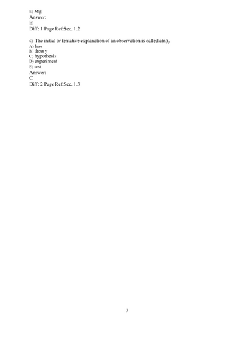 Chemistry 14th Edition by Raymond Chang Test Bank