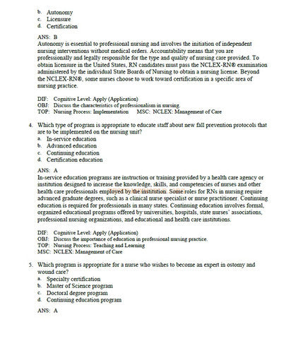 Essentials for Nursing Practice 9th Edition Potter Perry TEST BANK