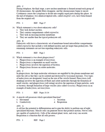 McCance & Huether's Pathophysiology 9th Edition Test Bank