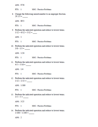 Calculate with Confidence 8th Edition Morris TEST BANK