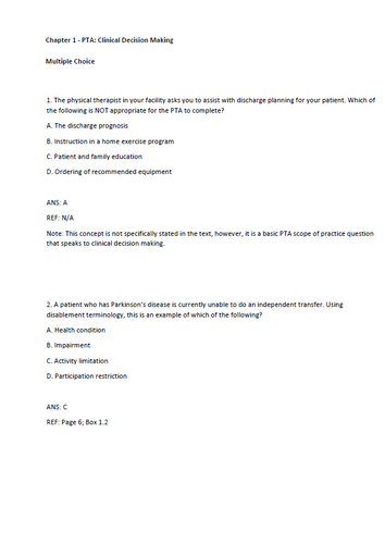 O'Sullivan & Schmitz's Physical Rehabilitation 8th Edition TEST BANK