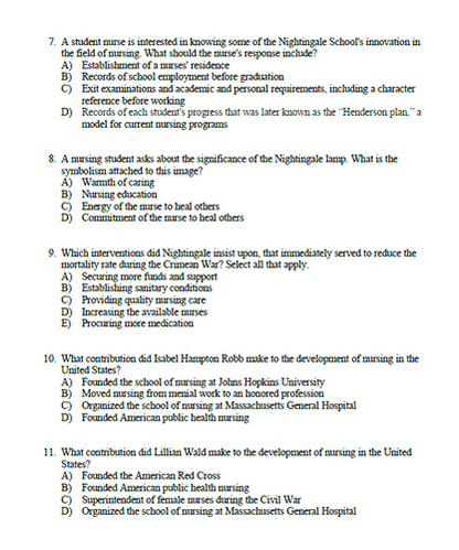 Rosdahl's Textbook of Basic Nursing 12th Edition - Test Bank