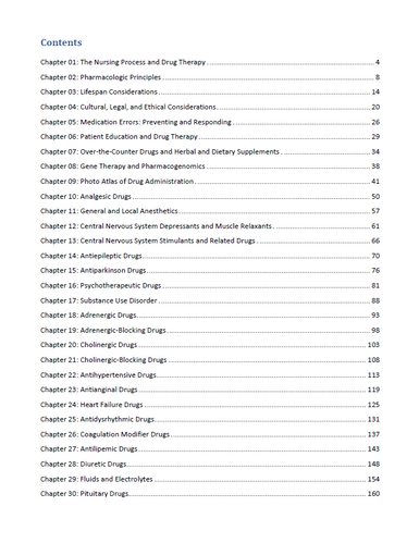 Pharmacology and the Nursing Process 9th Edition TEST BANK