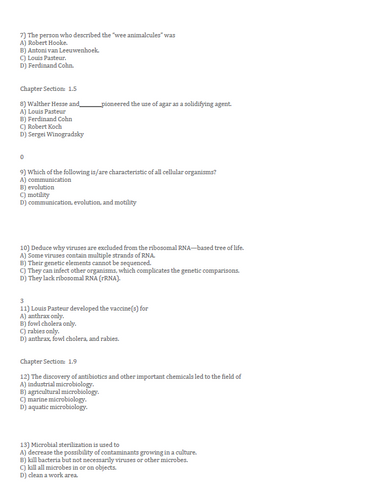 Brock Biology of Microorganisms 15th Edition TEST BANK