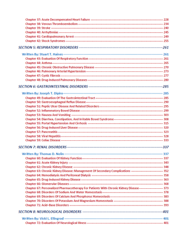 DiPiro's Pharmacotherapy A Pathophysiologic Approach 12th Edition Test Bank