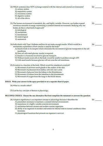 Human Physiology An Integrated Approach 8th Edition Test Bank