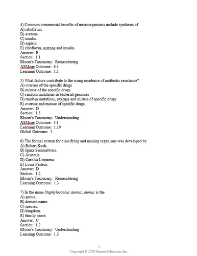 Microbiology An Introduction 13th Edition Tortora TEST BANK