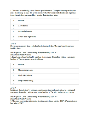 Bates Guide To Physical Examination and History Taking Test Bank