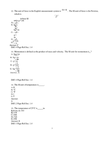 Chemistry 14th Edition by Raymond Chang Test Bank