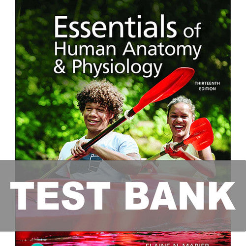 Essentials of Human Anatomy & Physiology 13th Edition Marieb TEST BANK