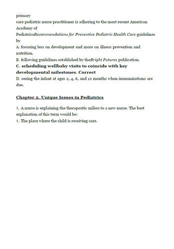 Burns’ Pediatric Primary Care 7th Edition TEST BANK