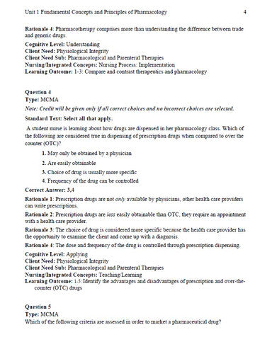 Pharmacology for Nurses 2nd Canadian Edition Adams TEST BANK