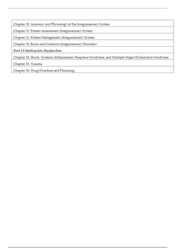 Critical Care Nursing A Holistic Approach 12th Edition Test Bank