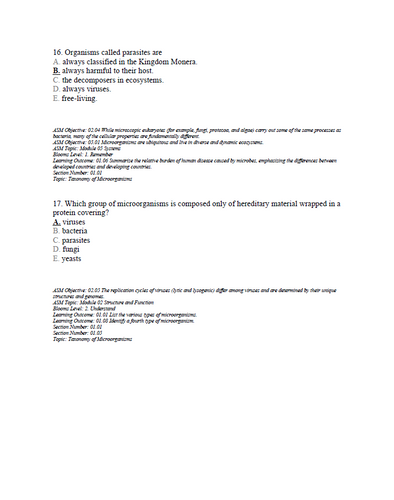Microbiology A Systems Approach 7th Edition Test Bank