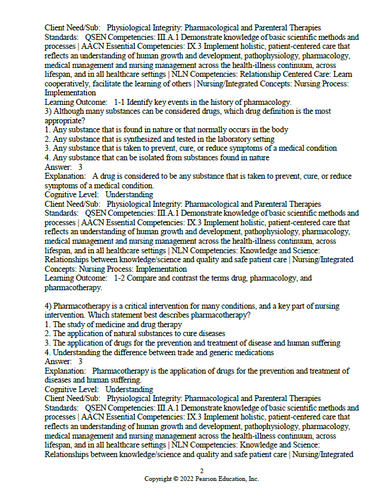 Pharmacology Connections to Nursing Practice 5th Edition TEST BANK