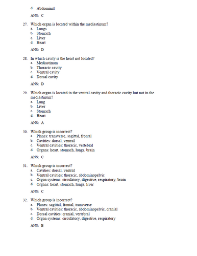 The Human Body in Health and Illness 8th Edition Test Bank
