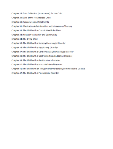 Introductory Maternity & Pediatric Nursing 4th Edition Hatfield TEST BANK