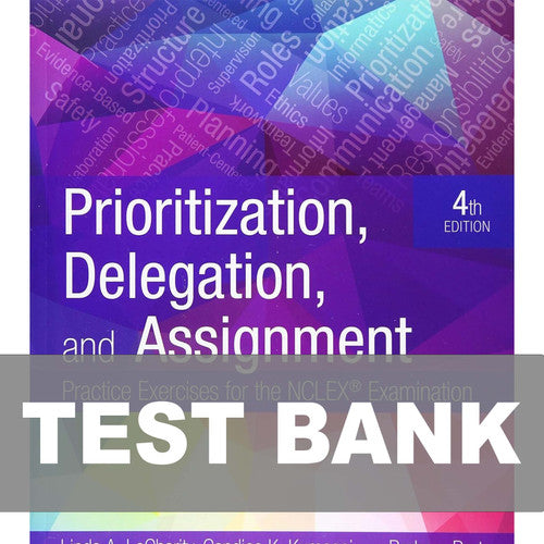 Prioritization Delegation and Assignment 4th Edition TEST BANK