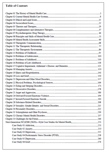 Foundations of Mental Health Care 8th Edition Morrison-Valfre TEST BANK
