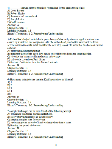 Microbiology Basic and Clinical Principles 2nd Edition TEST BANK
