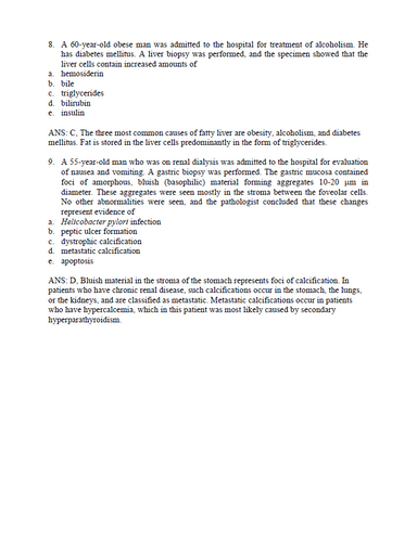 Robbins & Cotran Pathologic Basis of Disease 10th Edition TEST BANK