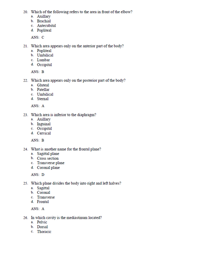 The Human Body in Health and Illness 8th Edition Test Bank
