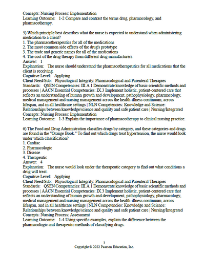 Pharmacology Connections to Nursing Practice 5th Edition TEST BANK