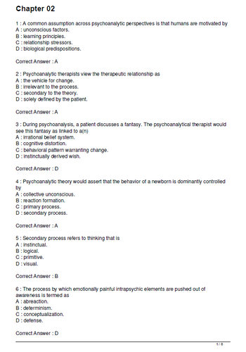Current Psychotherapies 11th Edition TEST BANK