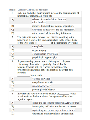 Robbins & Kumar Basic Pathology 11th Edition TEST BANK