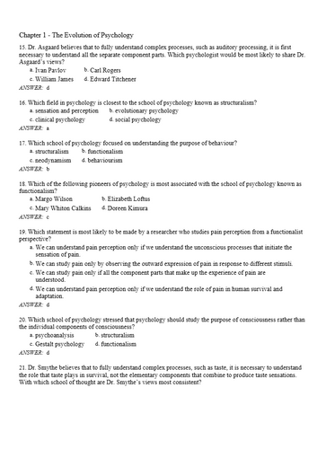 Psychology Themes and Variations 6th Canadian Edition McCann Test Bank