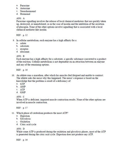 Understanding Pathophysiology 1st Canadian Edition TEST BANK