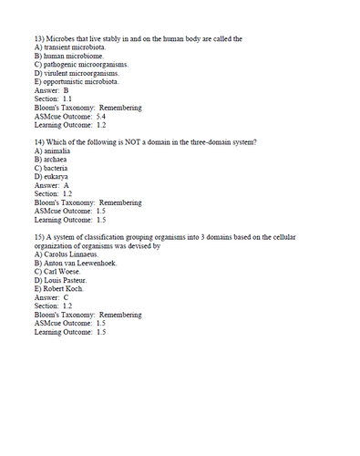 Microbiology An Introduction 14th Edition Test Bank