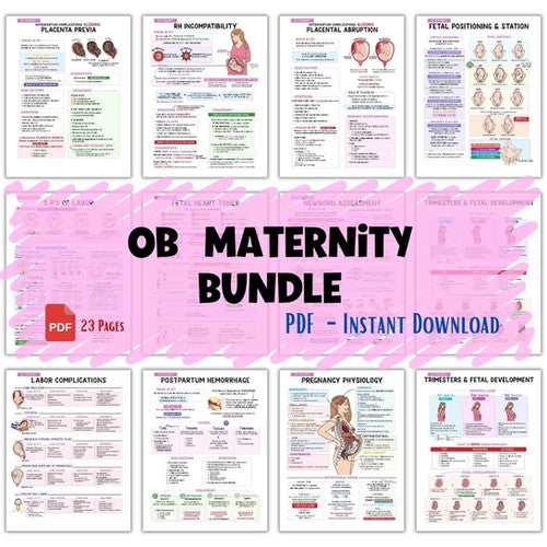 OB Maternity Nursing Bundle - PDF