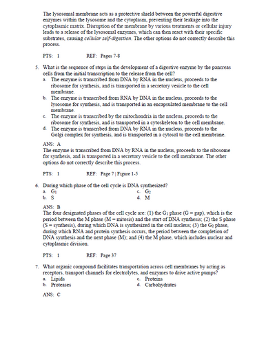 Pathophysiology The Biologic Basis for Disease 8th Edition TEST BANK