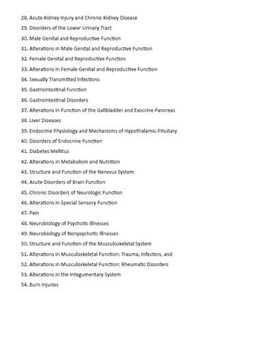 Pathophysiology 7th Edition Banasik TEST BANK