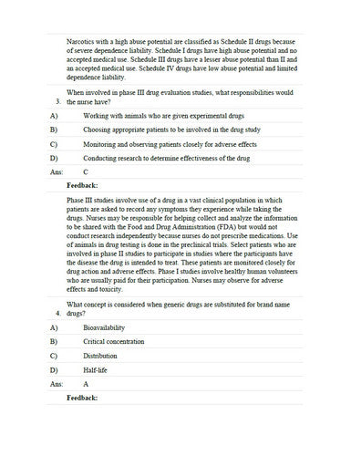 Brenner and Stevens Pharmacology 6th Edition Test Bank