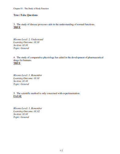 Human Physiology 16th Edition By Stuart Ira Fox TEST BANK