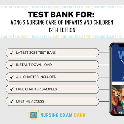 Wong's Nursing Care of Infants and Children 12th Edition Hockenberry TEST BANK